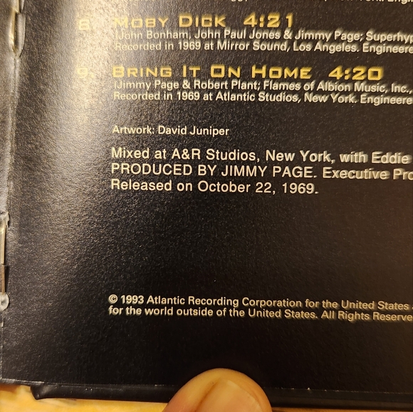 Vintage Rare 1993 Led Zeppelin 2 & 3 Collection Sets 2 DVDS Each Set - Picture 5 of 8